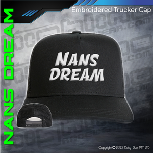 Embroidered Trucker Cap - Nans Dream