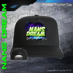 Printed Trucker Cap - Nans Dream