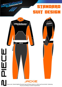 ADULT DRAG SUIT FULL KIT 2 PIECE - Double Layer - SFI 3.2a/5