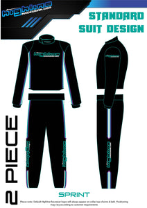 ADULT DRAG SUIT FULL KIT 2 PIECE - Double Layer - SFI 3.2a/5