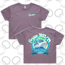 Load image into Gallery viewer, Ladies Cruise Crop Tee
