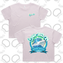 Load image into Gallery viewer, Ladies Cruise Crop Tee
