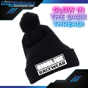 POM POM BEANIE - TRACK Glow in the Dark Thread