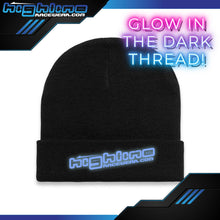 Load image into Gallery viewer, Cuff BEANIE - LOGO Glow in the Dark Thread
