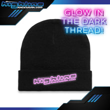 Load image into Gallery viewer, Cuff BEANIE - LOGO Glow in the Dark Thread
