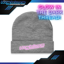 Load image into Gallery viewer, Cuff BEANIE - LOGO Glow in the Dark Thread
