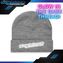 Load image into Gallery viewer, Cuff BEANIE - LOGO Glow in the Dark Thread
