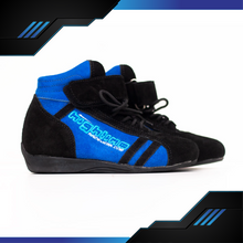 Load image into Gallery viewer, Kart Boots - Suede BLACK/BLUE *SALE*
