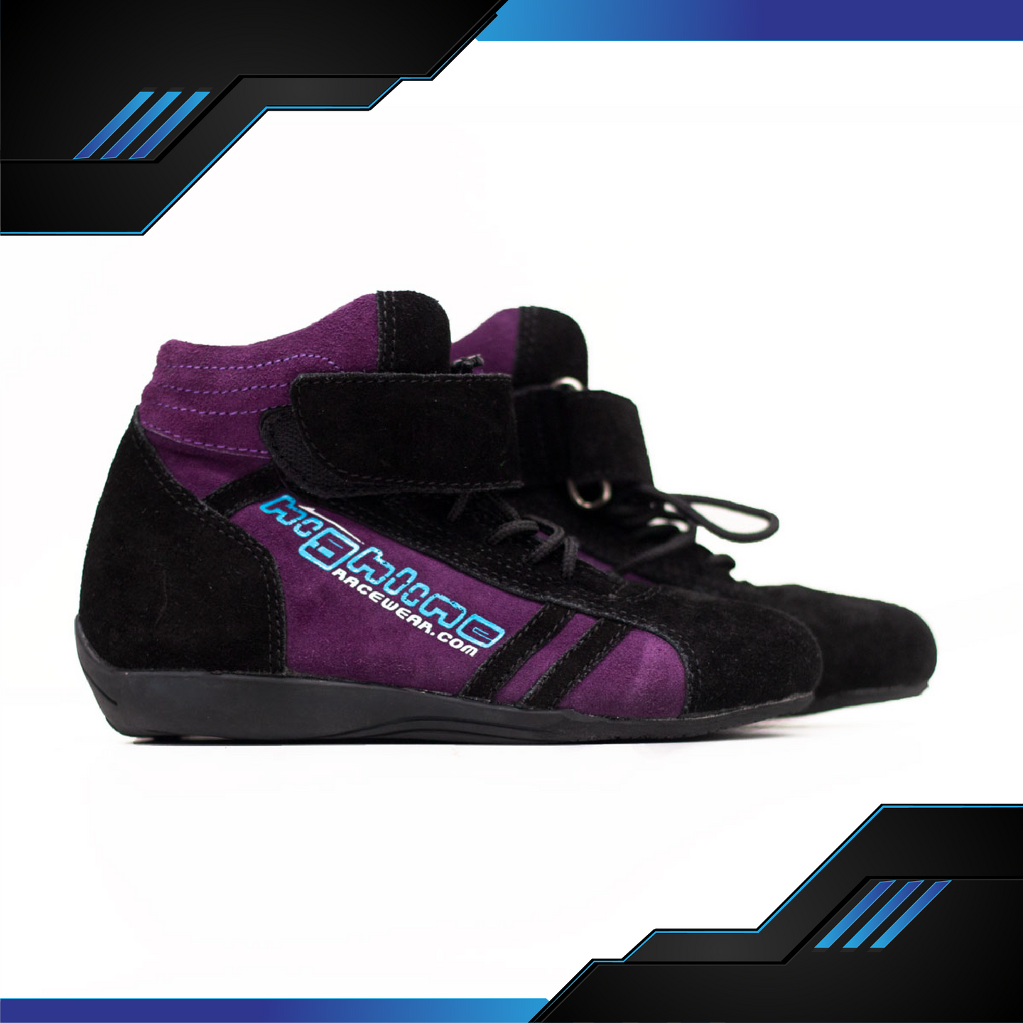 Kart Boots - Suede BLACK/PURPLE *SALE*