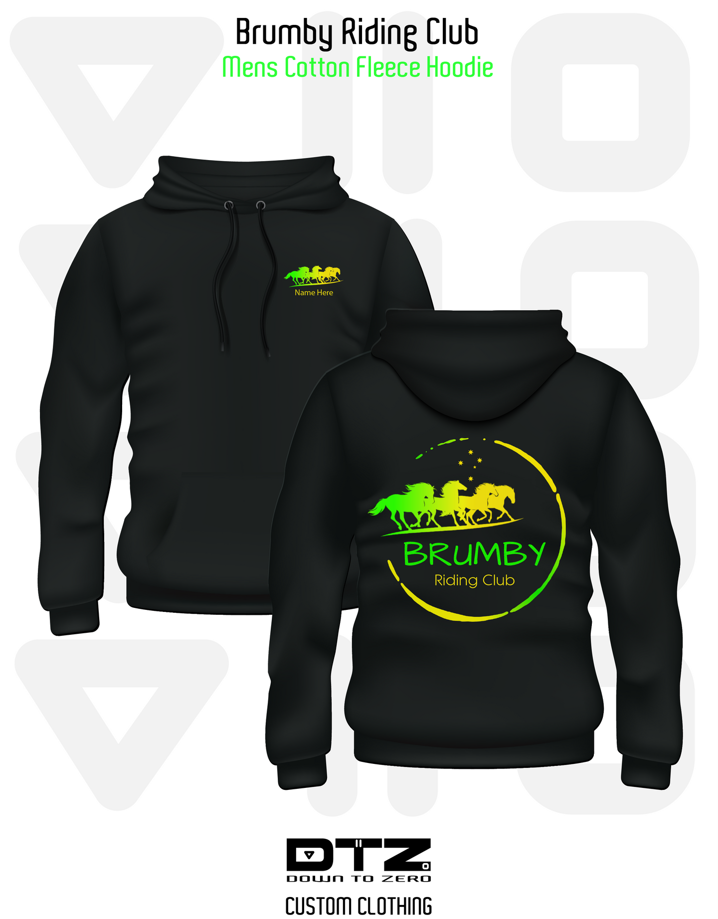 BRUMBY RIDING CLUB - COTTON HOODIE