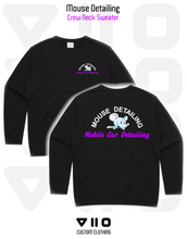 Load image into Gallery viewer, Crew Sweater - Mouse Detailing
