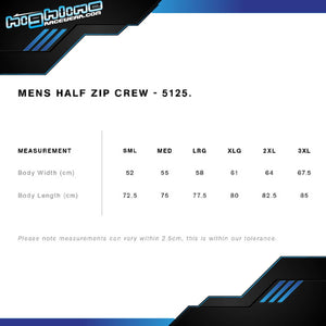 Half Zip Crew - Miles Motorsport
