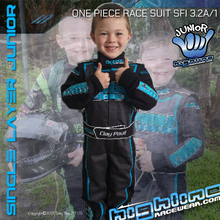Load image into Gallery viewer, JUNIOR Custom Race Suit - Single Layer
