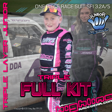 Load image into Gallery viewer, JUNIOR FULL KIT Custom Race Suit - Triple Layer - SFI 3.2a/5
