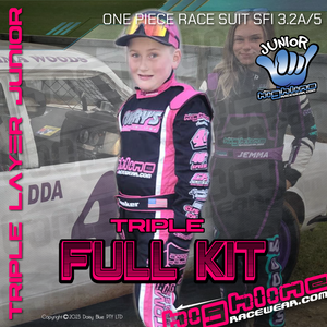 JUNIOR FULL KIT Custom Race Suit - Triple Layer - SFI 3.2a/5