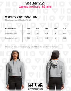 LADIES CROP HOODIE - HILL FAMILY RACING