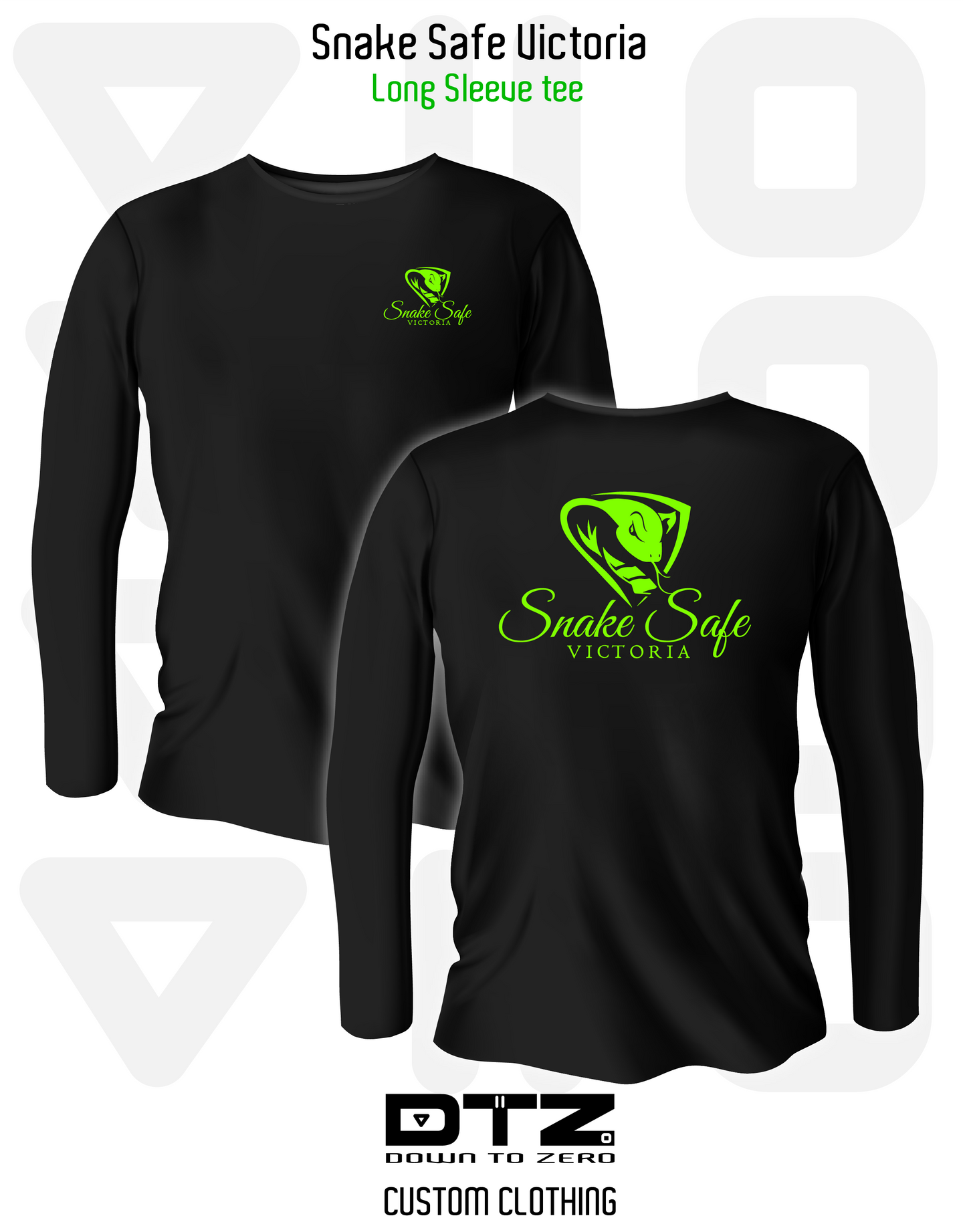 SNAKE SAFE - MENS LONG SLEEVE TEE
