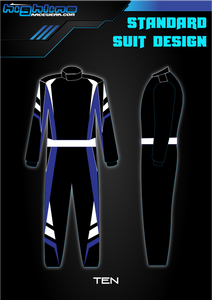 FULL KIT - Adult Custom SINGLE LAYER Race Suit - SFI 3.2a/1