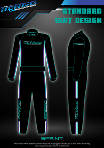 FULL KIT - Adult Custom SINGLE LAYER Race Suit - SFI 3.2a/1