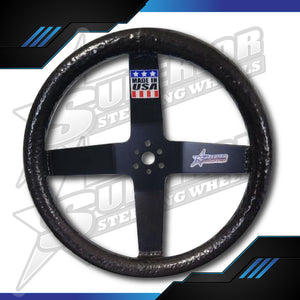 Superior Steering Wheel - 14" Dished Black