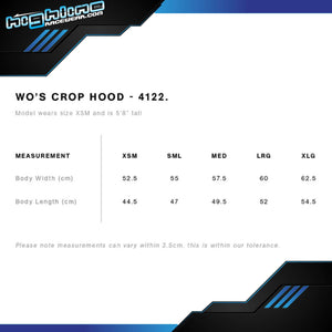 Ladies Crop Hoodie -  UCSmoke 2