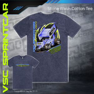 Stonewash Tee - VSC Sprintcars 2023