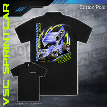 Load image into Gallery viewer, Cotton Polo - VSC Sprintcars 2023
