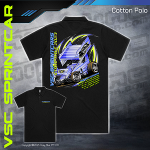 Cotton Polo - VSC Sprintcars 2023